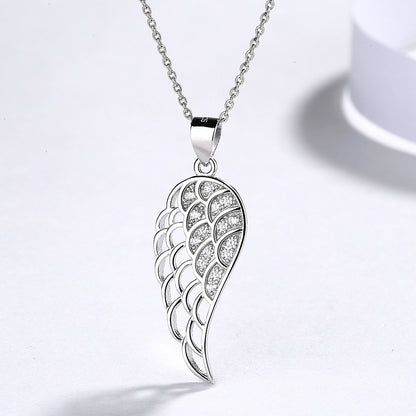 Collana ali d'angelo argento sterling