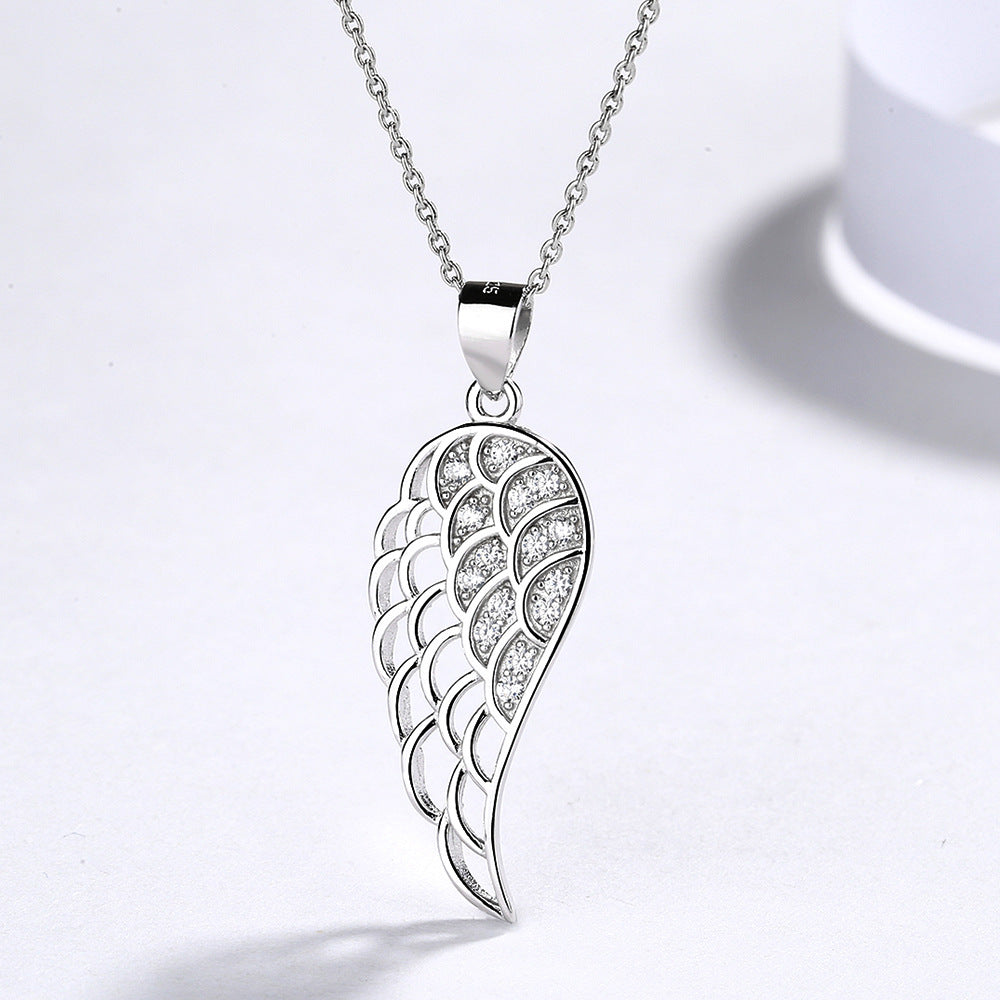 Collana ali d'angelo argento sterling