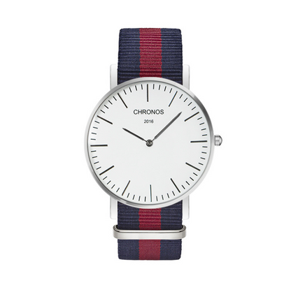 Orologio cinturino intrecciato di coppia