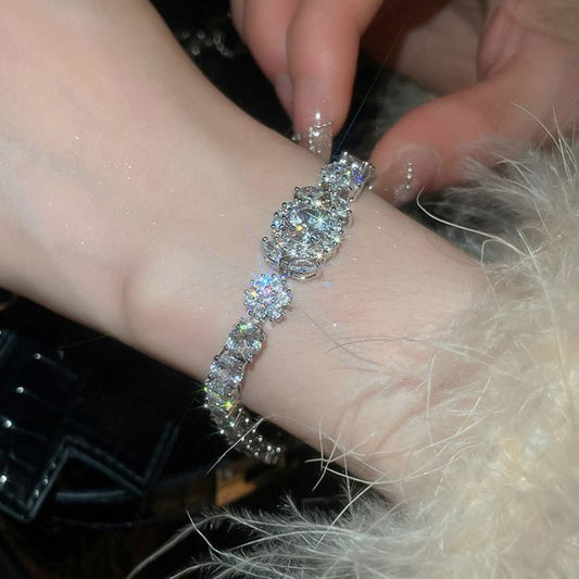 Bracciale clip trifoglio