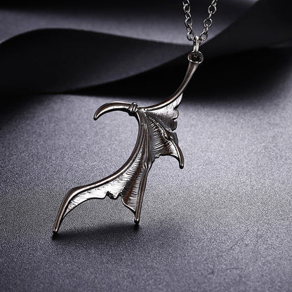 Collana coppia ali pipistrello