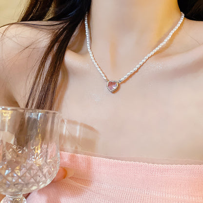 Collana di perle minimal