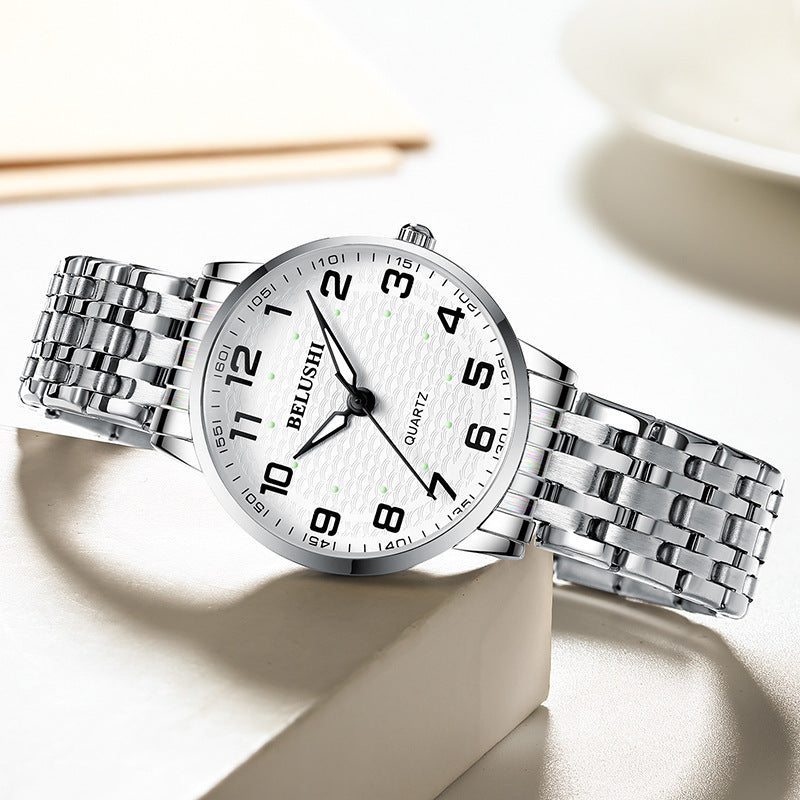 Orologio luminoso impermeabile quarzo