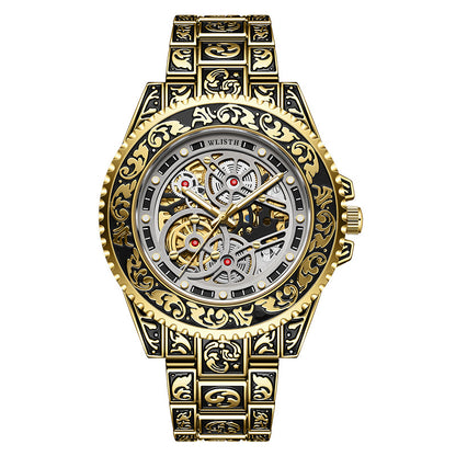 Orologio meccanico vintage luminoso