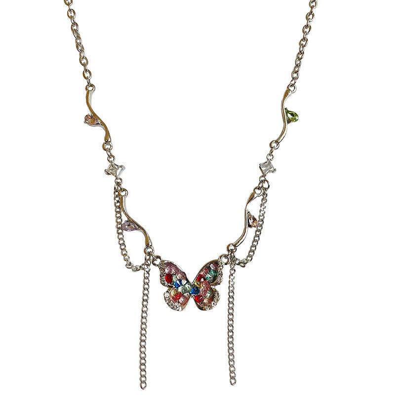Collana Farfalla Cristalli