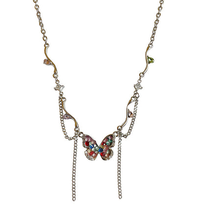 Collana Farfalla Cristalli