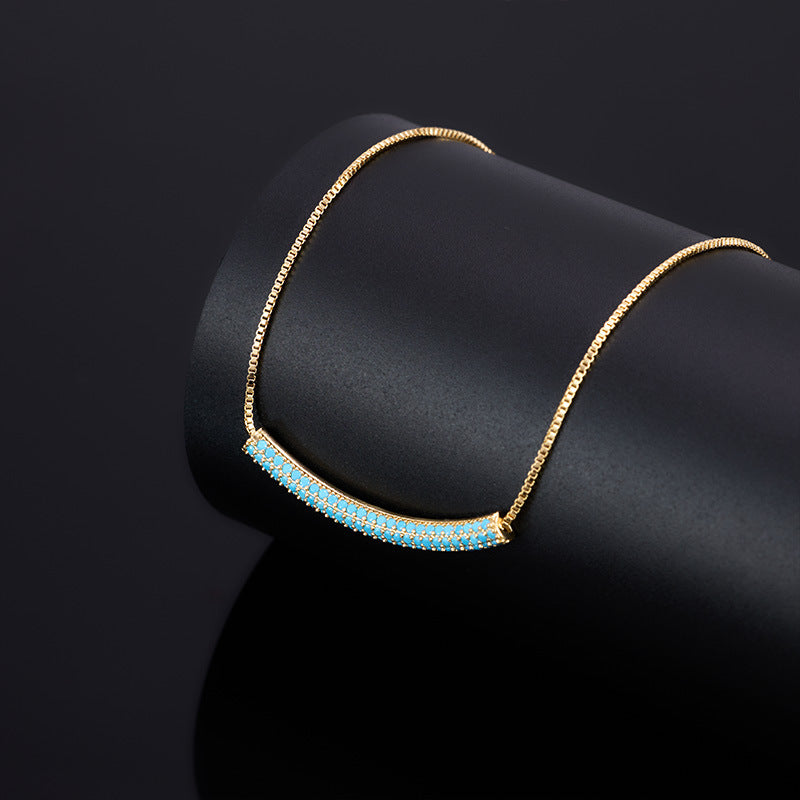 Set collana, orecchini e anello turchese