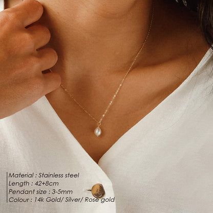 Collana perla barocca acqua dolce