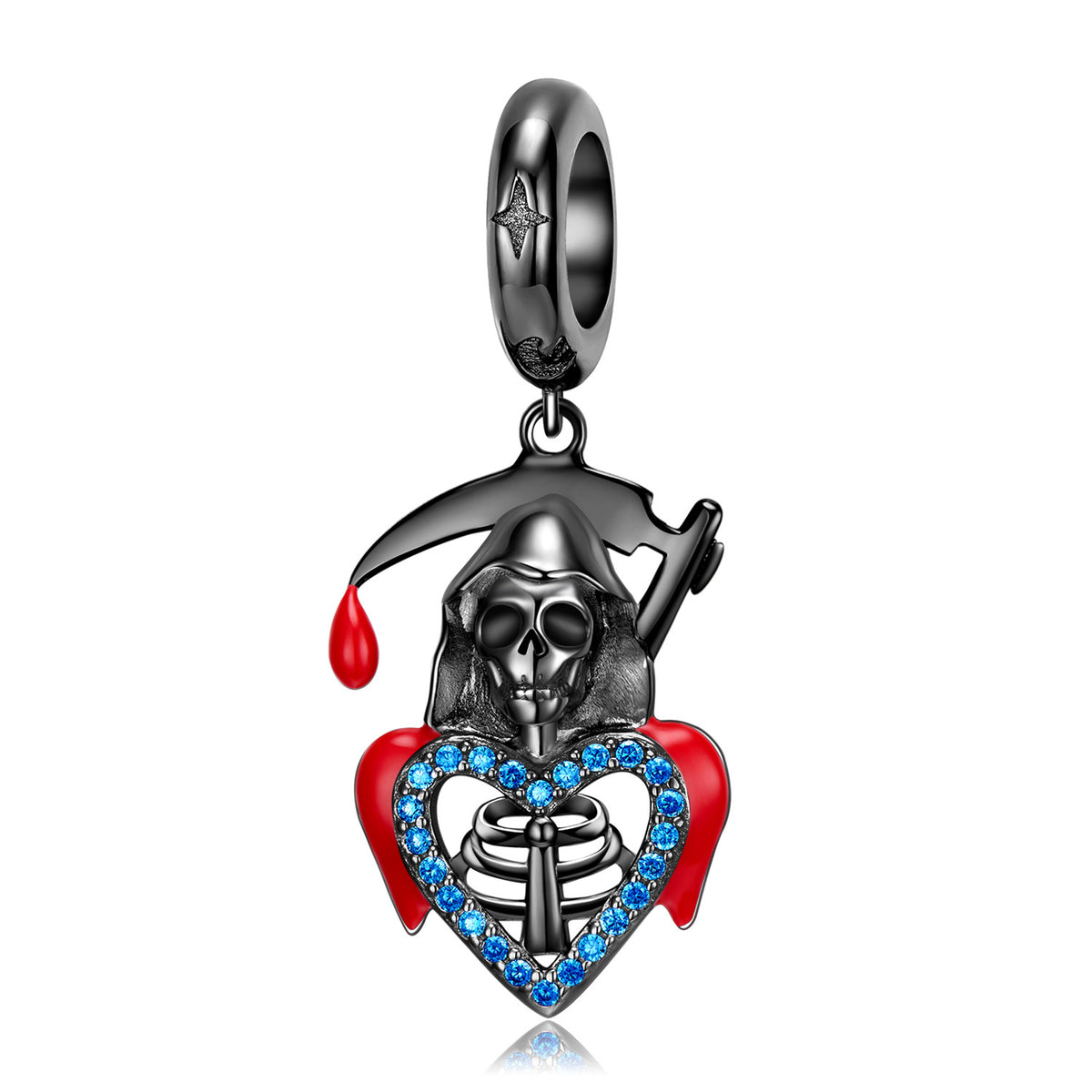 Collana teschio argento 925