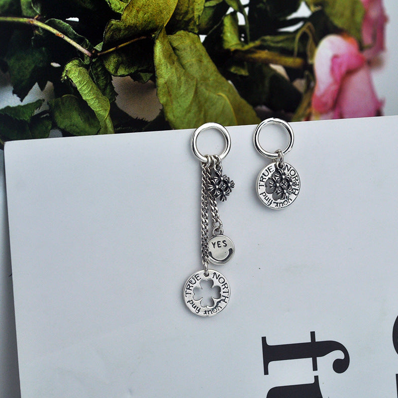 Orecchini geometrici donna in argento
