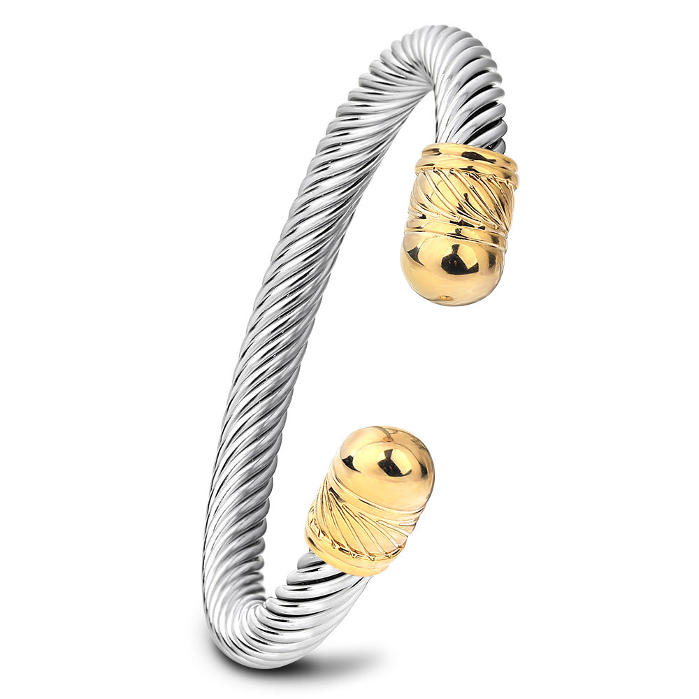 Bracciale cavo regolabile