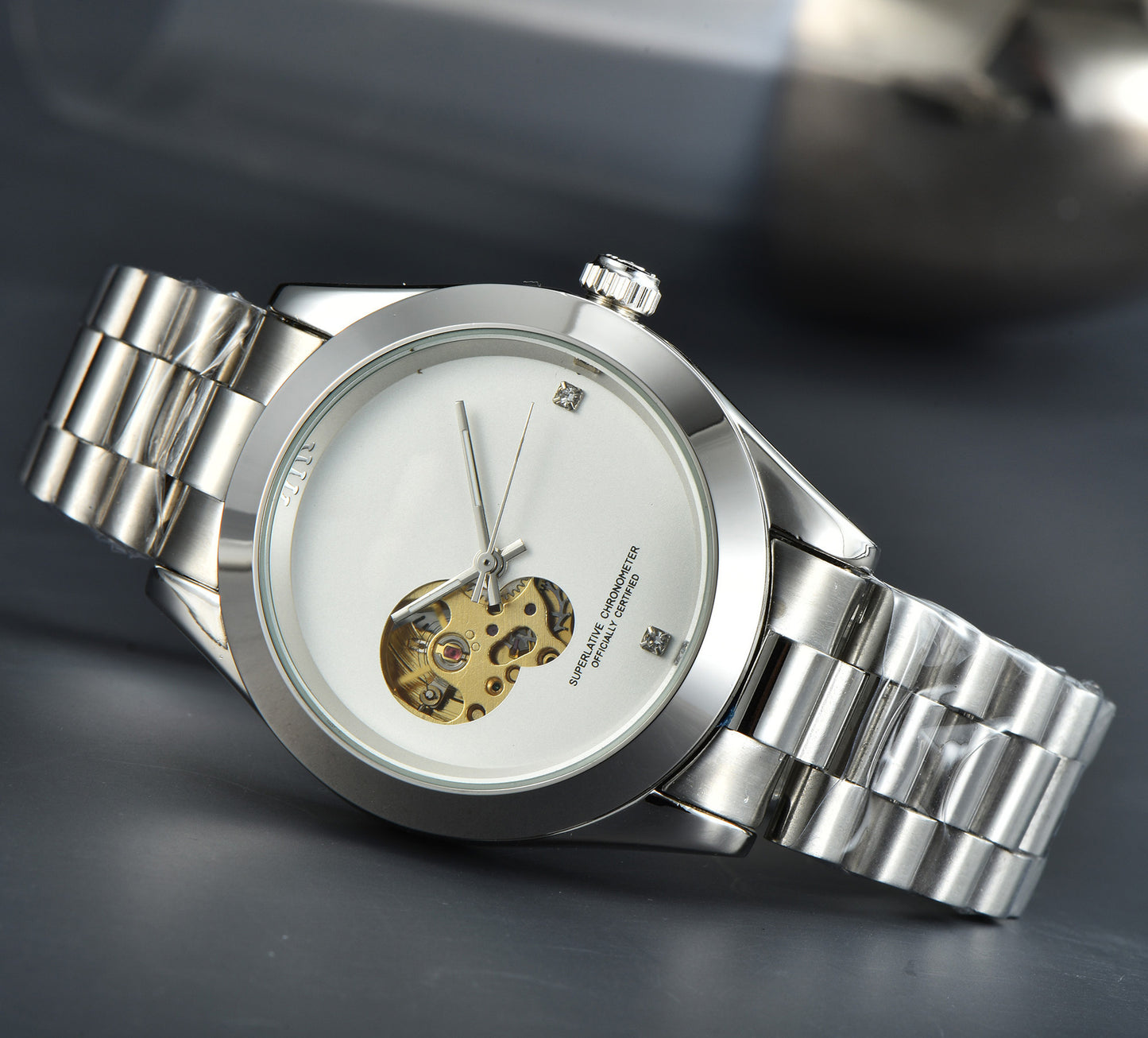 Orologio meccanico cavo casual
