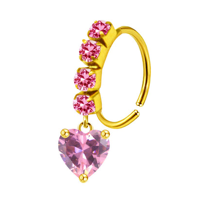 Anello cuore farfalla foglie