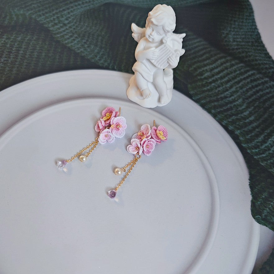 Orecchini Farfalla Orchidea