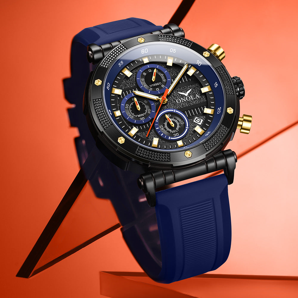 Orologio multifunzione impermeabile con cinturino in tela