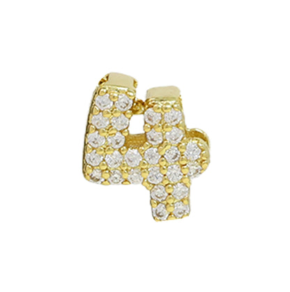 Ciondolo zircone ottone