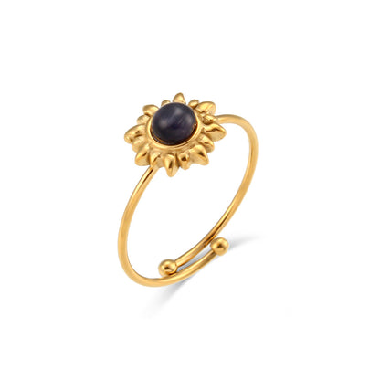 Anello Agata e Opale Vintage