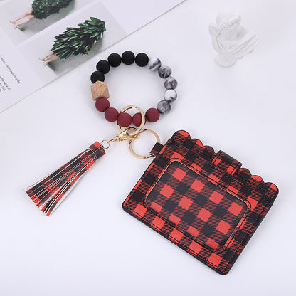 Braccialetto silicone perline