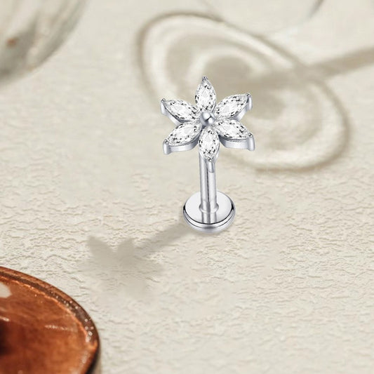 Piercing titanio fiore