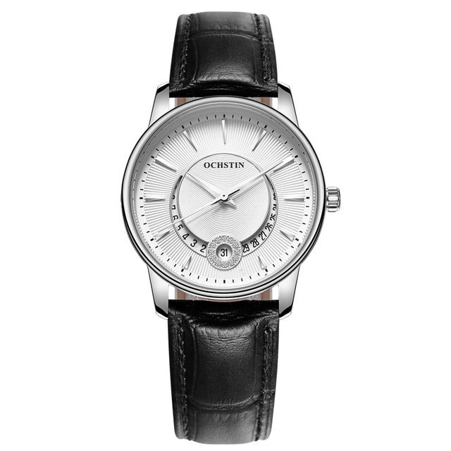 Orologio donna in pelle con calendario