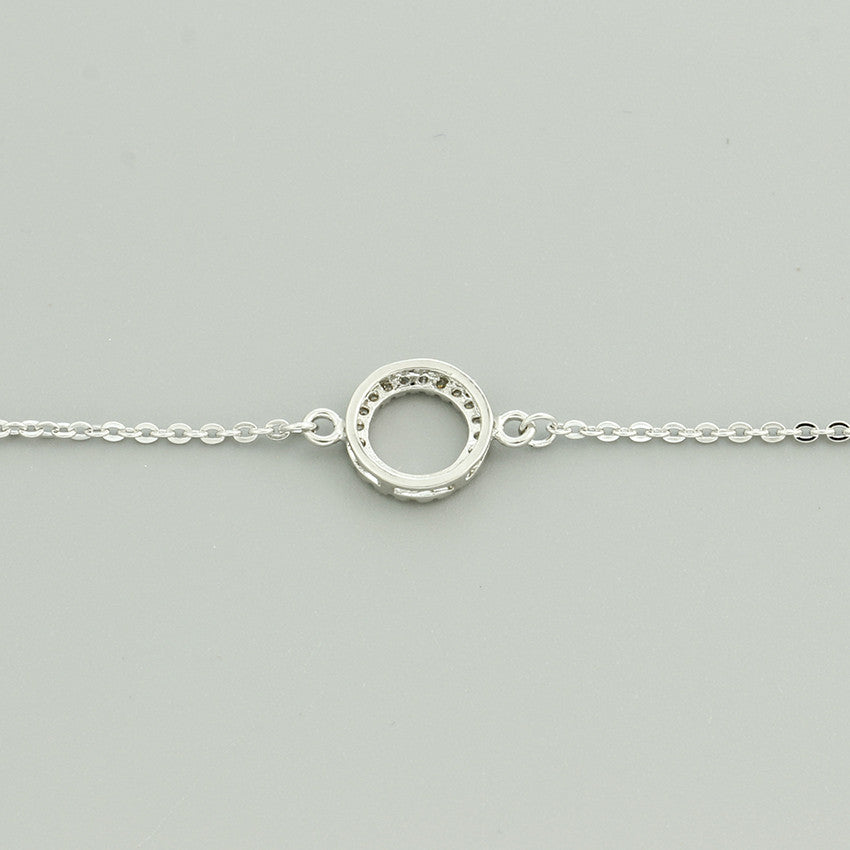 Bracciale cristalli rotondo
