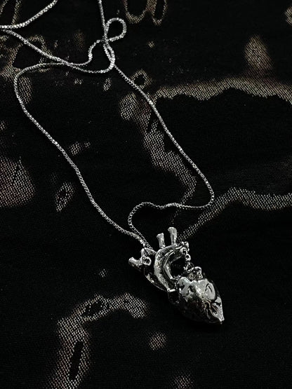 Orecchini cuore stile gotico