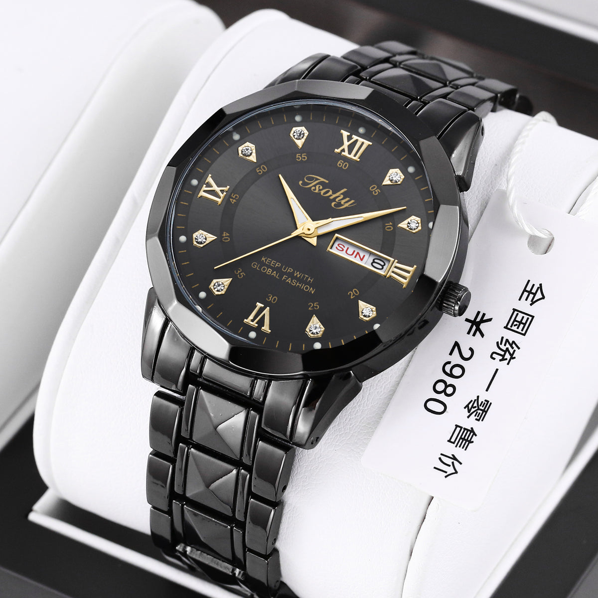 Orologio uomo calendario doppio