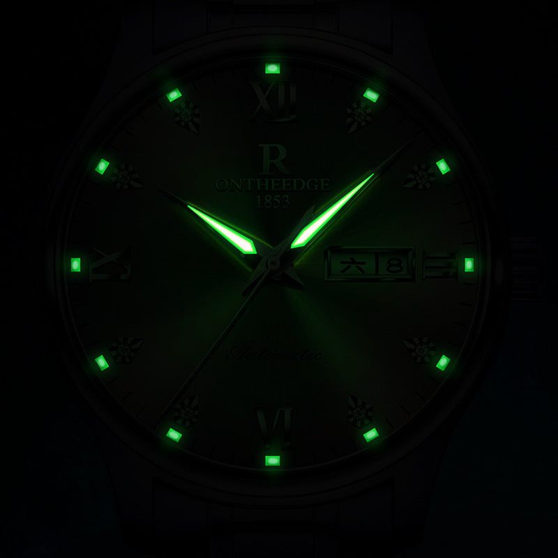 Orologio meccanico luminescente impermeabile