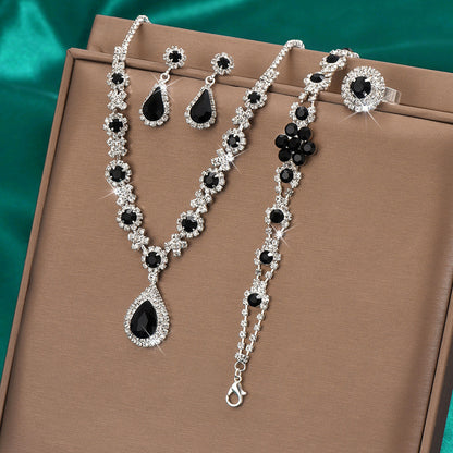 Collana Goccia di Cristallo