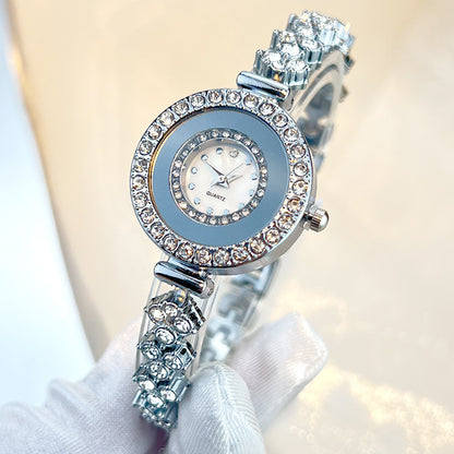 Orologio al quarzo con strass cristallo