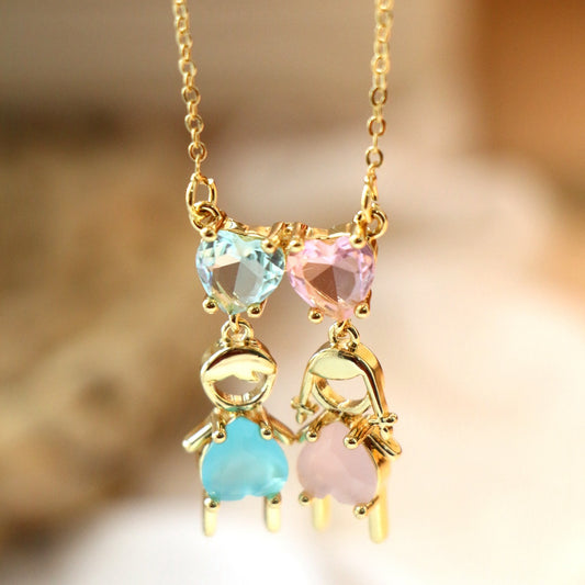 Collana zirconi cuore