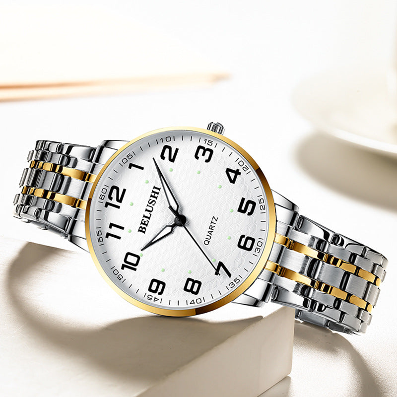Orologio luminoso impermeabile quarzo
