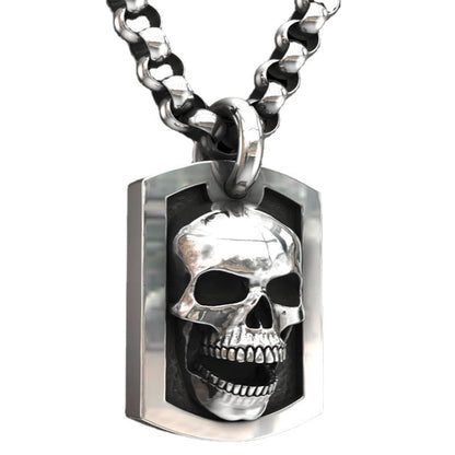 Collana teschio vintage