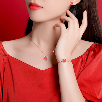 Bracciale rosso zodiaco