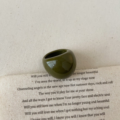 Anello resina colorato