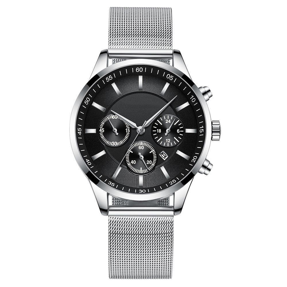 Orologio uomo mesh impermeabile