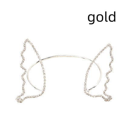 Bracciale farfalla strass