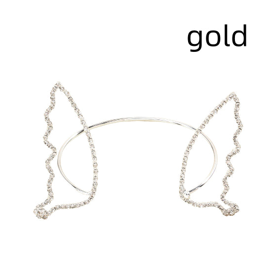 Bracciale farfalla strass