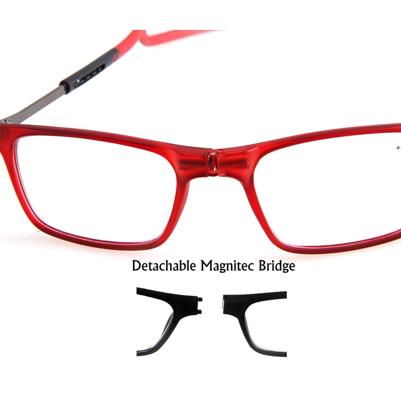 Occhiali da lettura pieghevoli con magnete