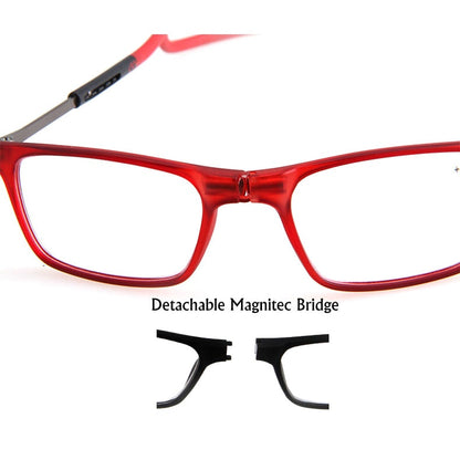 Occhiali da lettura pieghevoli con magnete