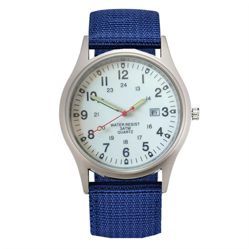 Orologio militare in tessuto