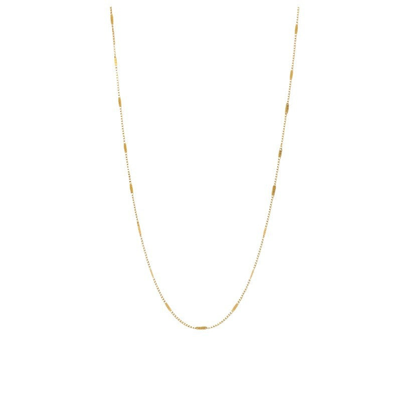 Collana titanio oro 18k da donna