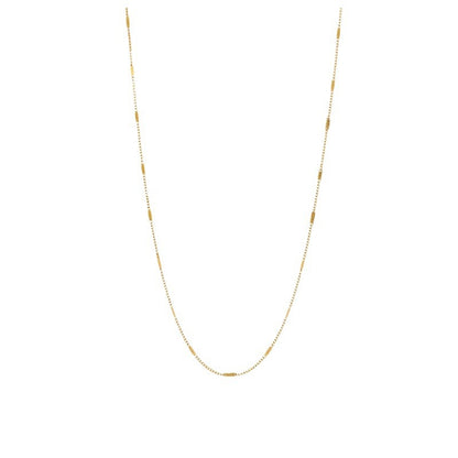 Collana titanio oro 18k da donna