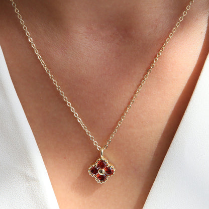 Collana trifoglio fortunato