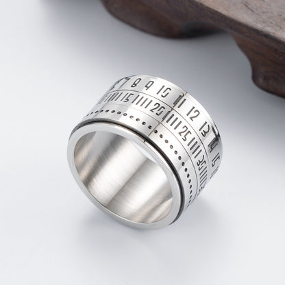 Anello con numeri girevoli