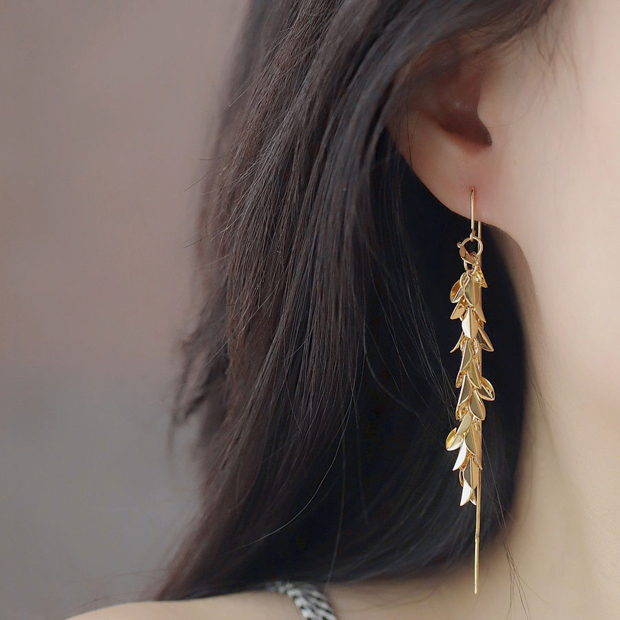 Collana nappa grano dorato