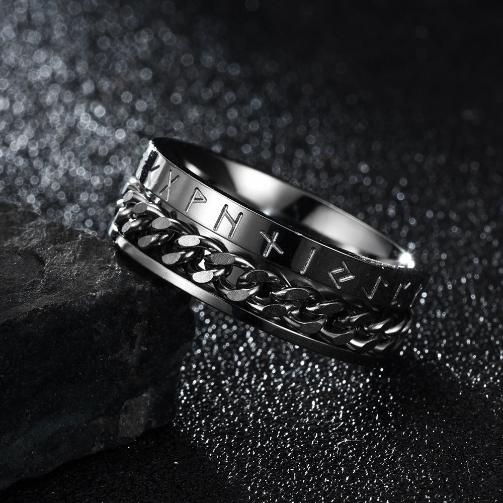 Anello Rune Vichinghe