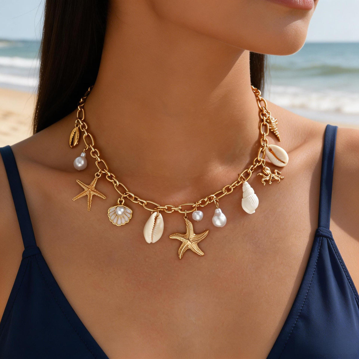 Collana Conchiglie Bohemien