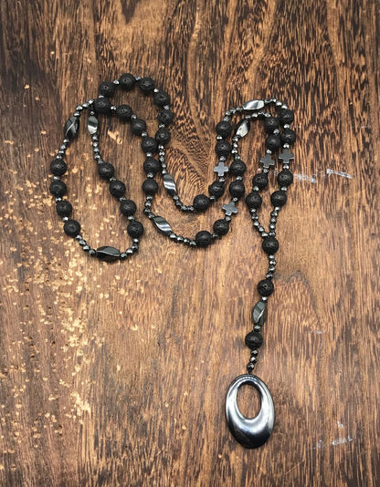 Collana croce religiosa da uomo