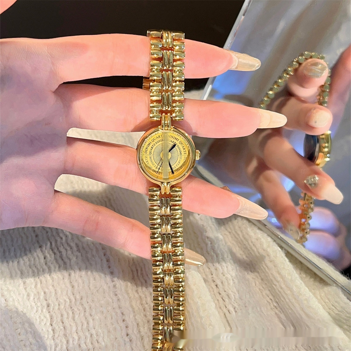 Orologio da donna catena oro